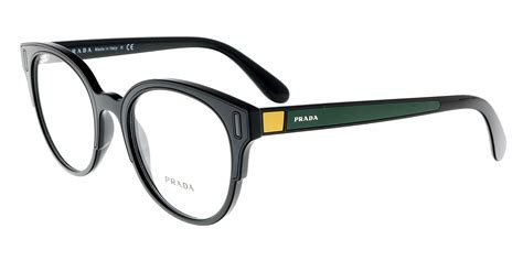 Prada PR 08UV 07E1O1 Eyeglasses in Black 